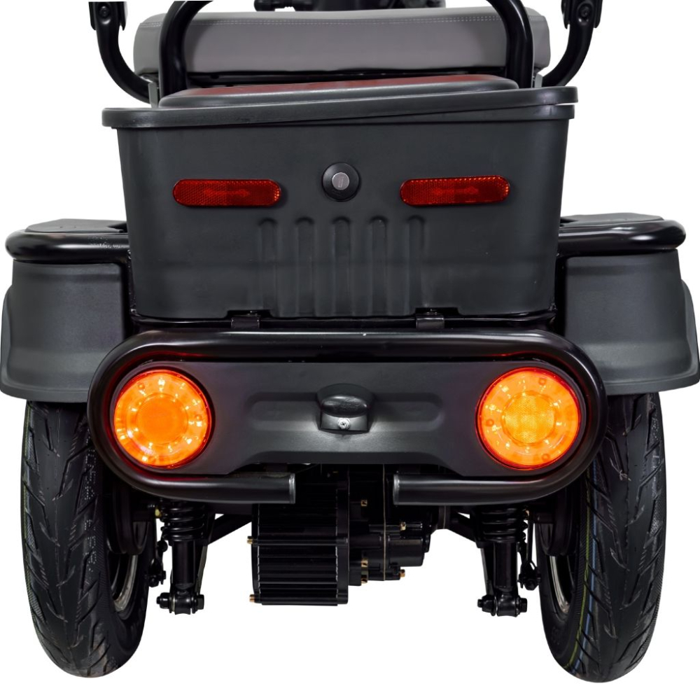 Triciclu electric RURIS Pilot 3010N Negru, 1600W, 2 locuri, autonomie pana la 50 km [7]
