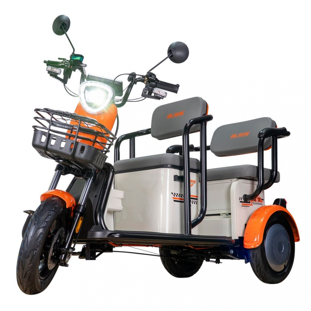 Triciclu electric RURIS Pilot 3020A ALB fara permis, 2000W, viteza 25 km/h, autonomie 50 km [6]