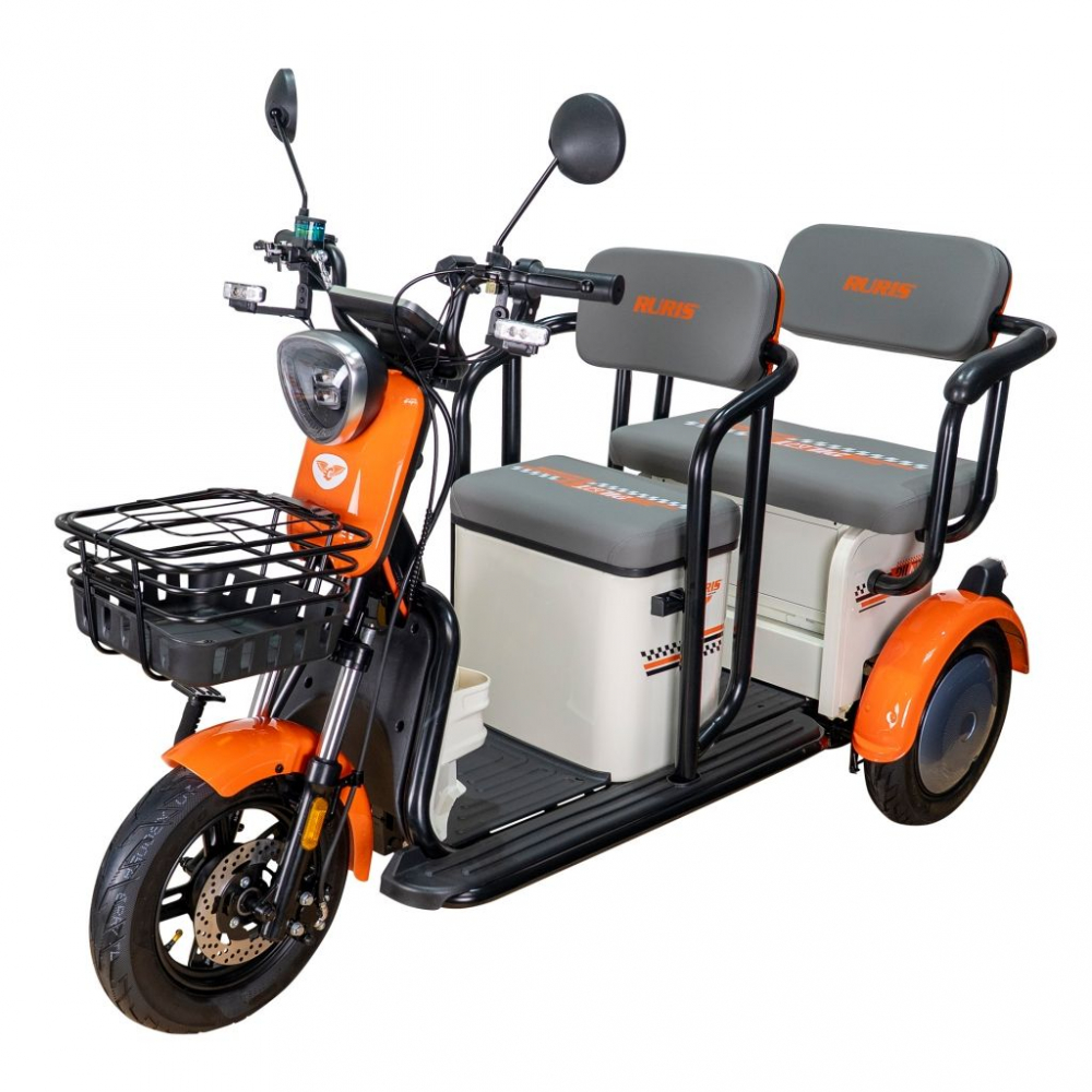 Triciclu electric RURIS Pilot 3020A ALB fara permis, 2000W, viteza 25 km/h, autonomie 50 km [7]