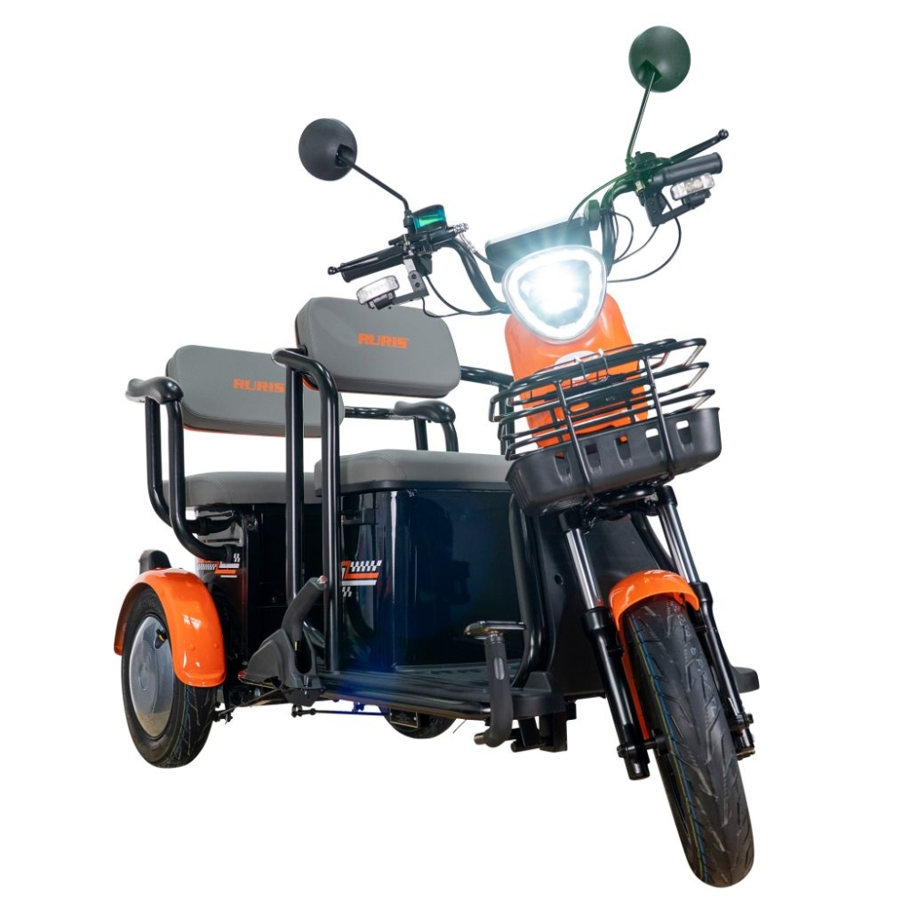Triciclu electric RURIS Pilot 3020N NEGRU fara permis, 2000W, viteza 25 km/h, autonomie 50 km [4]