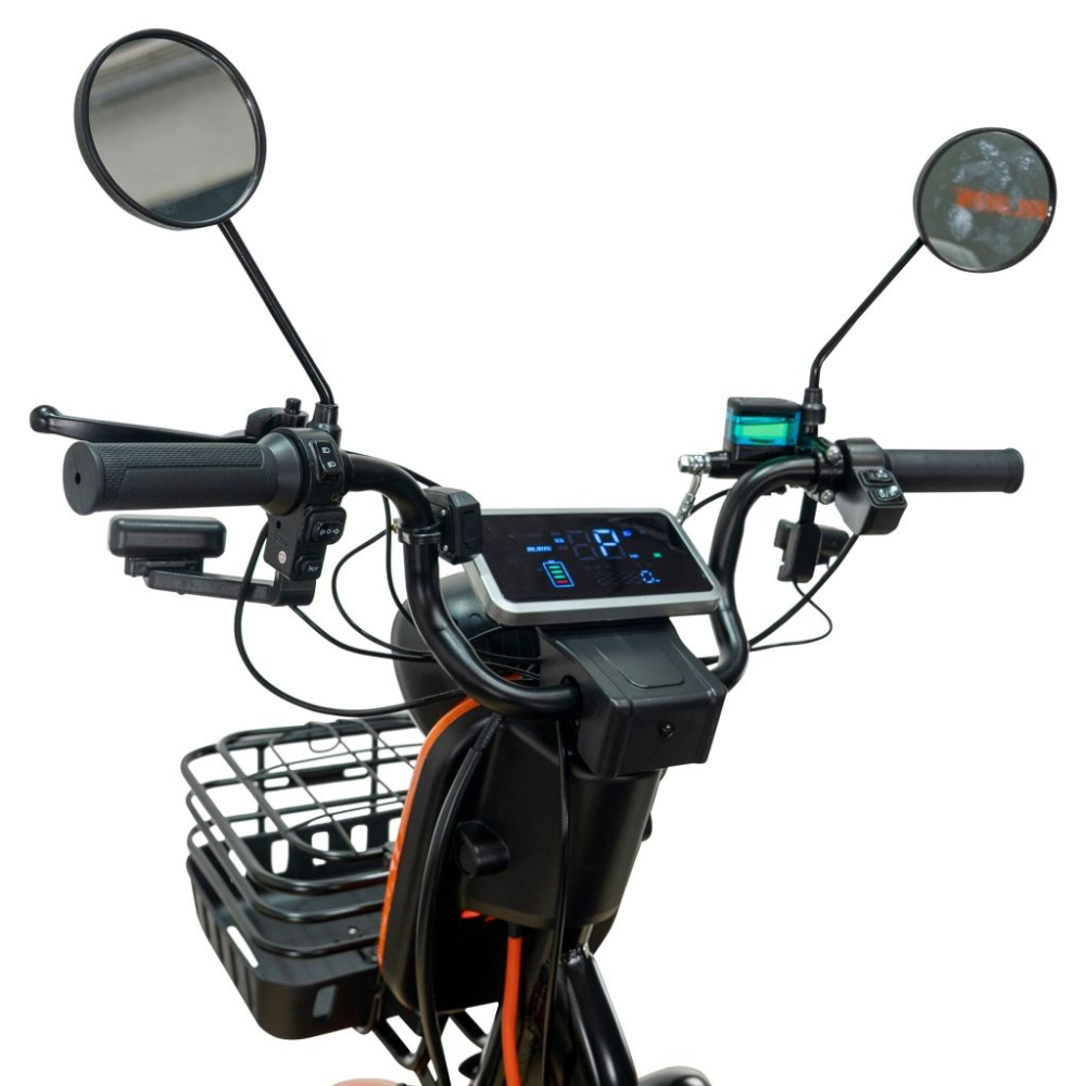 Triciclu electric RURIS Pilot 3020N NEGRU fara permis, 2000W, viteza 25 km/h, autonomie 50 km [6]