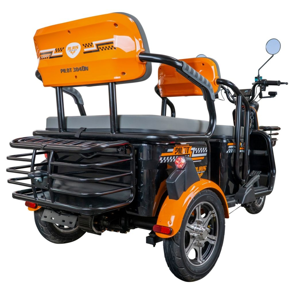 Triciclu electric RURIS Pilot 3040N, 25 km/h, 2 locuri, 2000W, autonomie pana la 50 km, CIV inclus [11]
