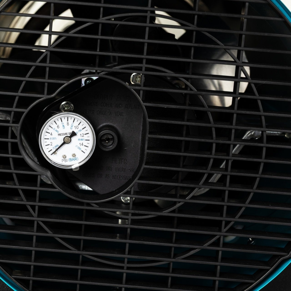 Tun de caldura pe motorina Detoolz 30 kW, ardere indirecta, cos evacuare, rezervor 55L, cu roti – DZ-EI1030-G01 [5]