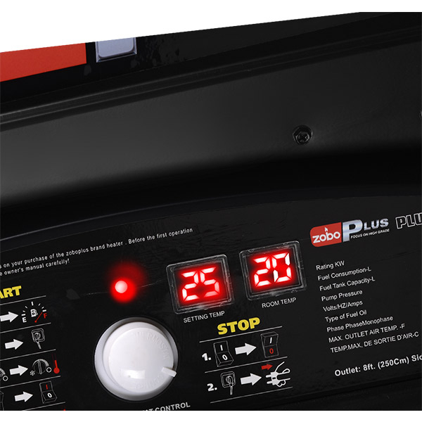 Zobo PLUS-K105 Tun de aer cald diesel, ardere directa, 30kW [2]