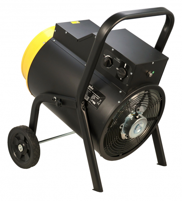 Aeroterma electrica Zobo ZB-EC15 4590007015  15 kW, 400V, 300mc, 4 trepte, roti transport [5]