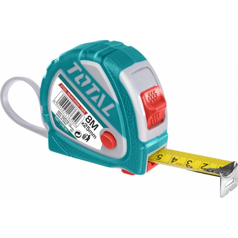 Rulete - Ruleta 8m x 25mm - buton 3 functii
