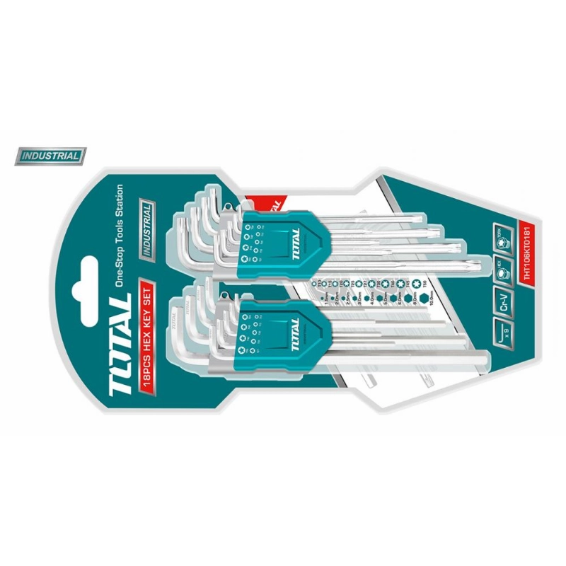 Scule auto-mecanica - Set 18 chei imbus Hex&Torx (INDUSTRIAL)