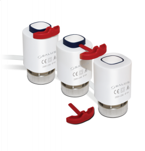 Smart Home - Actuator termoelectric M30 x 1,5 SALUS T30NC - alimentare 230 V. 5 ani garantie