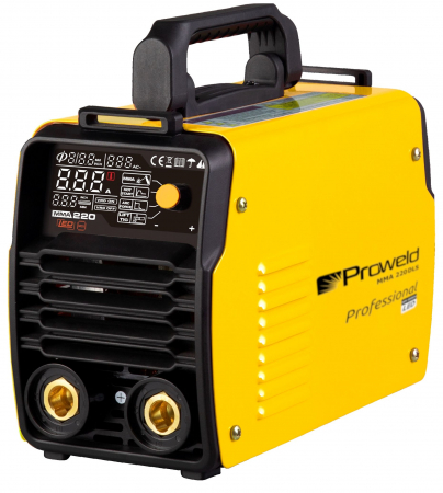 Aparat de sudura Invertor Proweld MMA-220DLS-LED 4551000003 + valiza de transport, Garantie 3 ani