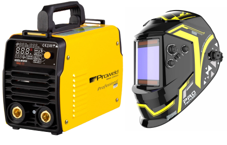 Aparat de sudura Invertor Proweld MMA-220DLS-LED 4551000003 + valiza de transport, Garantie 3 ani + masca de sudura cu cristale lichide PRO Fantasy [0]