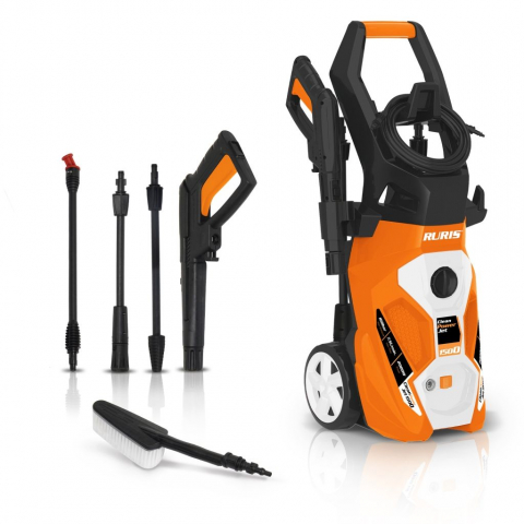 Aparate de spalat cu presiune - Aparat spalat cu presiune RURIS CleanPowerJet 1500, 2000W, 160 Bar, debit 7,5 l/min