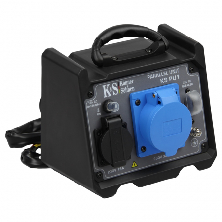 Automatizari generatoare - Unitate de conectare in paralel a generatoarelor Konner & Sohnen KS PU1, 230 V, putere 7kW, cablu AWG 2.08 mm2