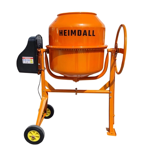 Betoniere - Betoniera 180L profesionala HEIMDALL HCM650, cuva 180L, 1000W, 30 RPM