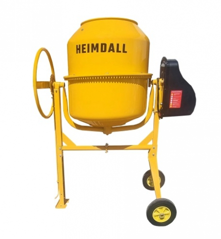 Utilaje pentru constructii - Betoniera 240L profesionala HEIMDALL HCM240LS, cuva 240L, 1200W, 30 RPM