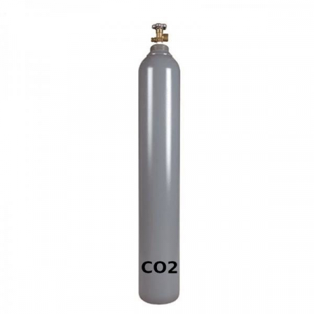 Alte accesorii pentru sudura - Butelie metalica 10L 200 Bar gri cu 7.5kg CO2