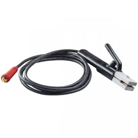 Alte accesorii pentru sudura - Cablu cu cleste electrod pentru sudura MMA cu conector mare DX50, lungime 2 m, grosime 25 mmp, max 300A