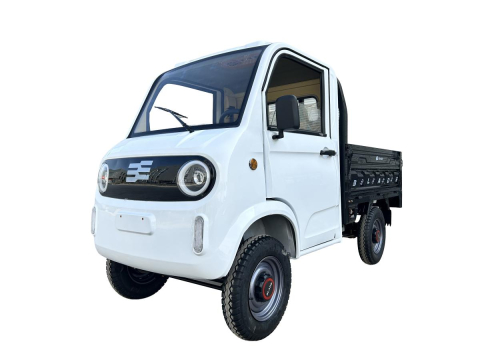 Masini electrice fara permis - Camioneta electrica PICKUP BLADE CARGO PRO 12 fara permis, 3000W, viteza 25 km/h, autonomie 100 km, Alb + Negru