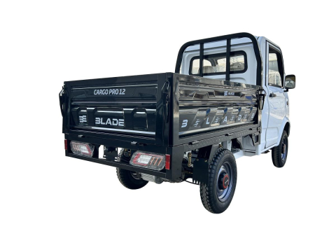 Camioneta electrica PICKUP BLADE CARGO PRO 12 fara permis, 3000W, viteza 25 km/h, autonomie 100 km, Alb + Negru [5]