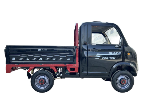 Camioneta electrica PICKUP BLADE CARGO PRO 12 fara permis, 3000W, viteza 25 km/h, autonomie 100 km, Negru + Rosu [3]