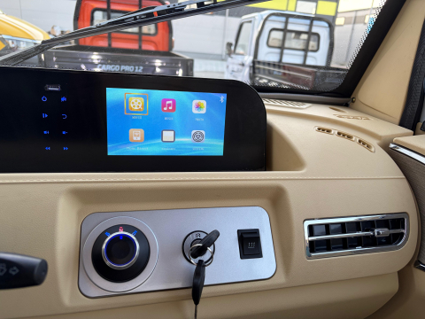 Camioneta electrica PICKUP BLADE CARGO PRO 12 fara permis, 3000W, viteza 25 km/h, autonomie 100 km, Alb + Negru [9]