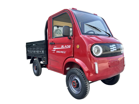 Camioneta electrica PICKUP BLADE CARGO PRO 12 fara permis, 3000W, viteza 25 km/h, autonomie 100 km, Rosu + Negru [1]