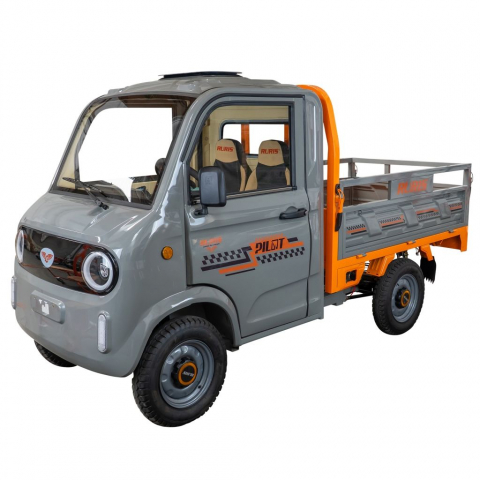 Masini electrice fara permis - Camioneta electrica RURIS Pilot 5000G GRI fara permis, 4900W, viteza 25 km/h, autonomie 130 km