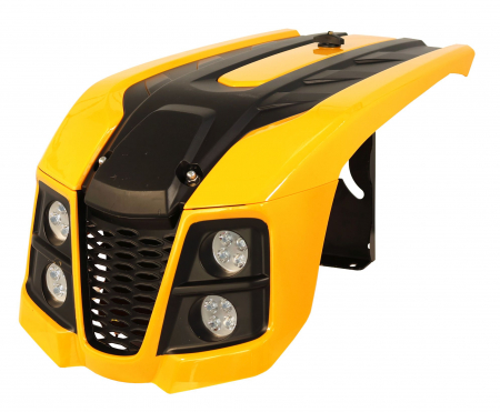 Accesorii utilaje agricole - Capota cu 4 faruri LED pentru minitractoare diesel ProGARDEN Campo T12
