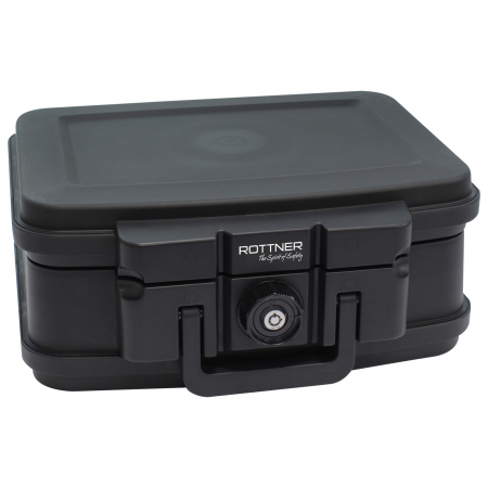 Casete bani/chei/documente - Casetă Antifoc Rottner Fire Data Box 1 Închidere pe Cheie Neagră