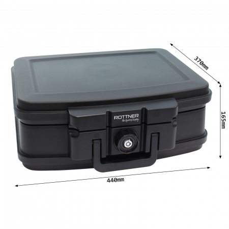 Casetă Antifoc Rottner Fire Data Box 2 Închidere pe Cheie Neagră [3]