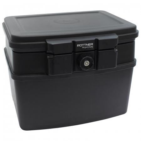 Casete bani/chei/documente - Casetă Antifoc Rottner Fire Data Box 3 Închidere pe Cheie Neagră