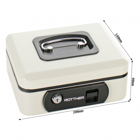 Casetă Bani Rottner Pro Box One Alb [2]
