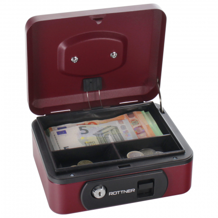 Casete bani/chei/documente - Casetă Bani Rottner Pro Box One Bordo