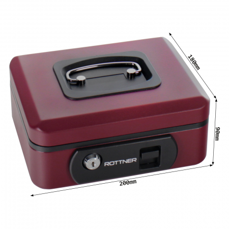 Casetă Bani Rottner Pro Box One Bordo [2]