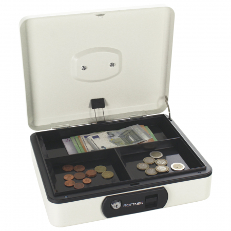 Casete bani/chei/documente - Casetă Bani Rottner Pro Box Two Alb