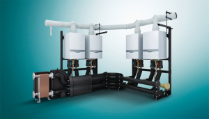 Centrala termica in condensare Vaillant ecoTEC plus VU OE 1006/5-5 100 kW, numai incalzire, kit evacuare inclus [3]