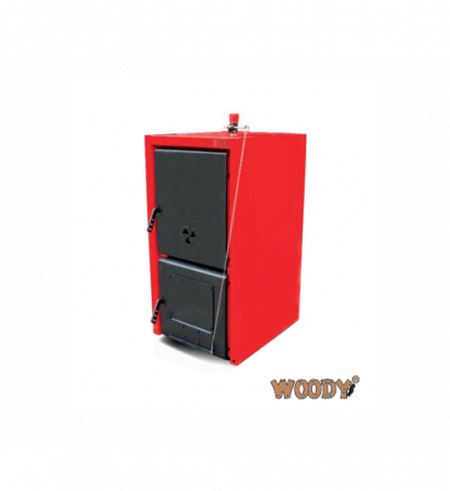Centrale termice pe combustibil solid - Centrala termica pe lemne cu functionare pe biomasa nelemnoasa Woody SB/FC cu regulator tiraj 35 KW