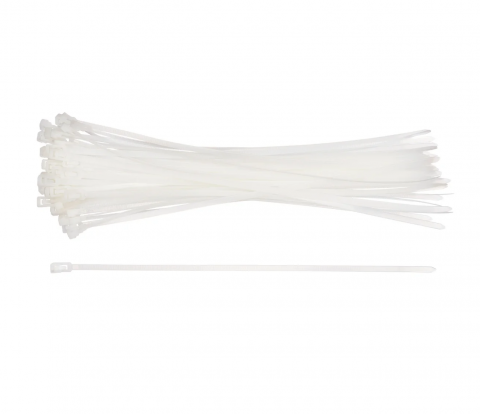 Accesorii generatoare - Coliere de plastic reutilizabile, 50 bucati, 350 x 4,6 mm, rezistente UV