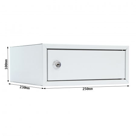 Compartiment Securitate Rottner Home Case 1 Închidere Cheie Gri Deschis [3]