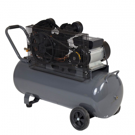 Compresor aer Stager HMV0.25/100 , 100L, 8bar, 324L/min, monofazat, angrenare curea - Resigilat [1]