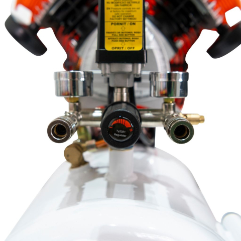 Compresor de aer RURIS Double Power 5000, 50 L, 3 CP, 2 cilindri [7]