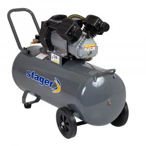 Compresor aer Stager HM3100V 4530103100, 100L, 8bar, 356L/min, monofazat, angrenare directa [2]