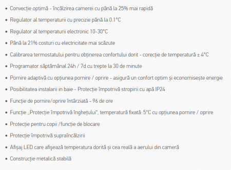 Convector electric cu control prin internet Tesy CN051 Liveco Cloud, 305739, 1500 W [1]