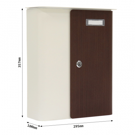 Cutie Poștală Rottner Splashy Alb Holzoptik [4]