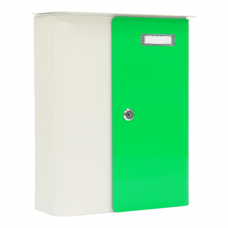 Protectie si transport valori - Cutie Poștală Rottner Splashy Alb Verde Neon
