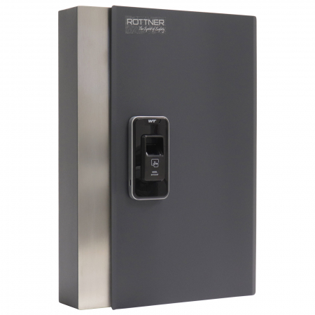 Casete bani/chei/documente - Depozitar Cheie Rottner Key Pro 24 Antracit cu Încuietoare Amprentă Digitală