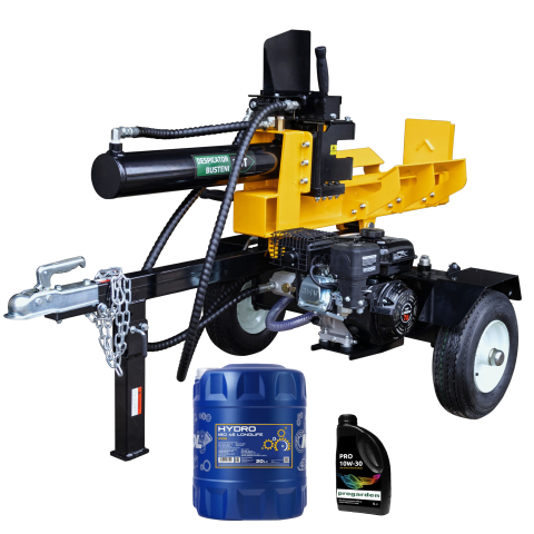 Despicator busteni ProGARDEN DH25B, 25T, benzina, tractabil, Dmax 500mm + ulei hidraulic Mannol si ulei motor [0]