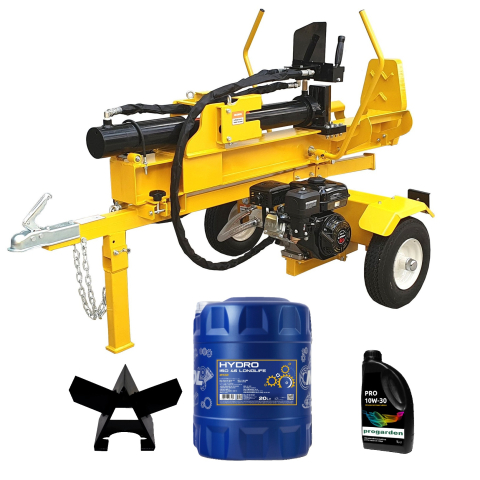 Despicator busteni ProGARDEN LS22T-1050 51300LS22, 22T, benzina, tractabil, Dmax 500mm + accesoriu despicare in cruce + ulei de motor si ulei hidraulic Mannol [0]
