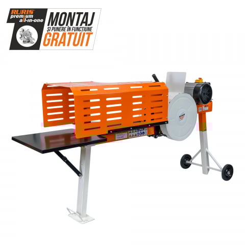 Despicatoare busteni - Despicător de lemne RURIS DL1000, 10 tone, motor electric 1800 W, Dmax 300 mm