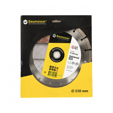 Accesorii si consumabile polizoare unghiulare - Disc diamantat 230x2,4/1,6x10x22,23-16 Baumesser