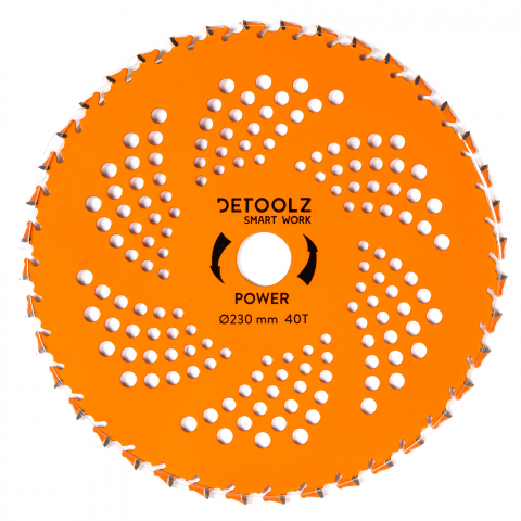 Accesorii motocoase si trimmere - Disc motocositoare 40T Vidia, 230 x 25.4 x 2 mm, Power